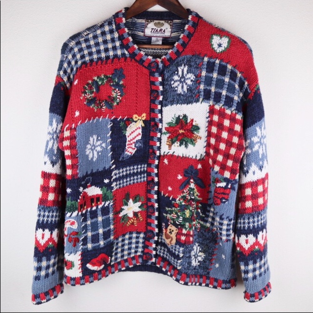 Newly vintage tiara christmas sweater 2000